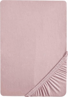 roba Spannbettlaken Lil Planet 40 x 90 bis 45 x 90 cm - Spannbetttuch für Babybetten & Wiegen - Rosa