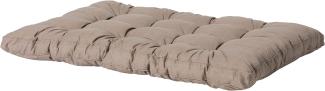 Paletten-Sitzkissen Basic, taupe 50% Baumwolle / 50% Polyester