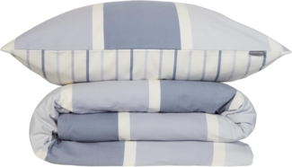 Schiesser Bettwäscheset Brody - Feinbiber - 2-teilig - 155 x 220 cm - Lavendel