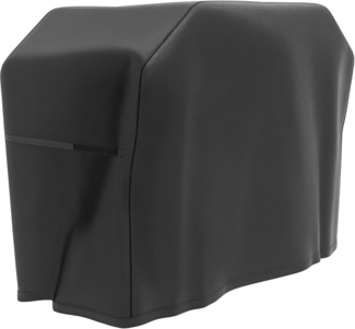 Outsunny Grill-Schutzhülle Grillabdeckung mit Klettverschlüssen (BBQ Abdeckung, 1-St, Gasgrill Abdeckhaube), Oxford, Schwarz, 124 x 61 x 91cm
