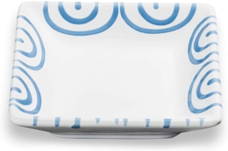 Gmundner Keramik Blaugeflammt, Snackschale (11x11cm)