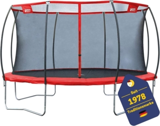 Best Sporting Gartentrampolin 57142 Superstar Red, Ø 426 cm, mit Netz