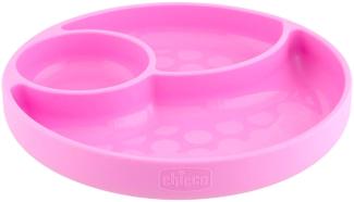 Chicco 00010216100000 Teller für Kleinkinder Pink Silikon Junge/Mädchen 1 Jahr(e)