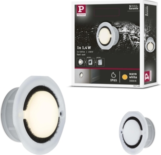 Paulmann No. 93740 Einbauleuchten Set Special Line IP65 LED Opal Warmweiß 1er Set