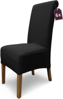sh SCHEFFLER-HOME LIVE HOMESTYLE Stuhlhusse Moderner Stuhlbezug "Emma" aus elastischer Baumwolle, abnehmbarer & waschbarer Spannbezug für Stühle
