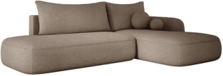 Luxusbetten24 Schlafsofa Designer Sofa Babu Bouclé, mit Stauraum und Schlaffunktion