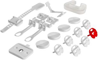 Reer 77012  MySafeHome Sicherheits-Starter-Set, 15 Teilig, weiß