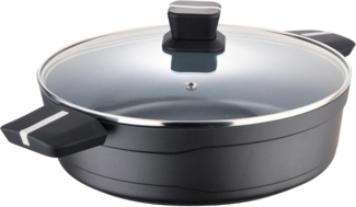 Topf mit Glasabdeckung San Ignacio Bistro SG6427 Niedrig Aluminium (Ø 28x8 cm)