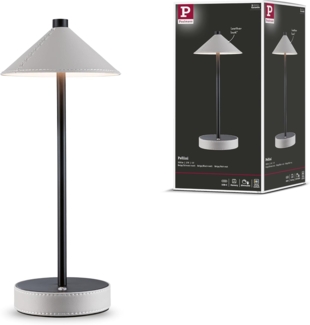 Paulmann 71176 LED Akkuleuchte Pellini 37cm White Switch dimmbar beige schwarz