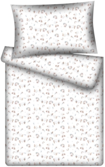 KiGATEX Kinderbettwäsche KiGATEX Set 2-teilig, 100x135 + 40x60 cm, für Mädchen + Jungen, 100% Baumwolle, weich & atmungsaktiv, waschbar bei 60°C