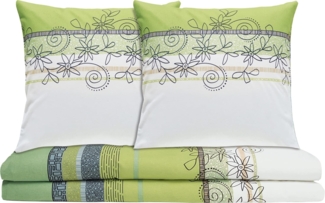 Erwin Müller Bettwäsche Bettwäsche Sparpaket 4-teilig, Biber, Streifen