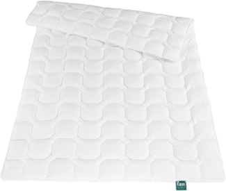 f.a.n. Kansas – Steppbett aus 100% Microfaser, kochfest und trocknergeeignet, auch für Allergiker, Ausführung: Steppbett, Größe: 200 x 200 cm