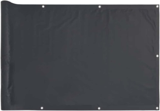 vidaXL Balkon-Sichtschutz Anthrazit 600x90 cm PVC 4005431