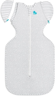 Love To Dream Swaddle Up™ klein 3,5–6 kg, Hellrosa, 0,2 Tog, 24–27 °C, unterstützt Schlaf, maschinenwaschbar, doppelter Reißverschluss, schneller Windelwechsel