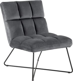 Loungesessel ALBA, dark grey