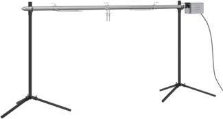 vidaXL Automatischer Grillspieß mit Motor Edelstahl 150 x 46,5 x 82,5 cm 319970
