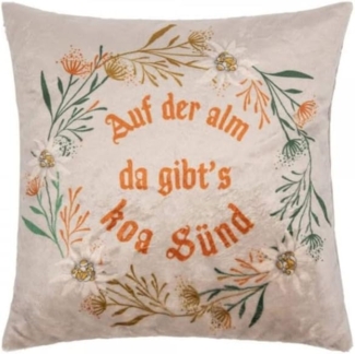 pad Kissenhülle Sepp White Auf der Alm (40x40 cm) 11359-A00-4040
