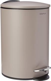 Blomus 'Tubo' Treteimer, Kunststoff / Stahl pulverbeschichtet, 3 Liter, Taupe