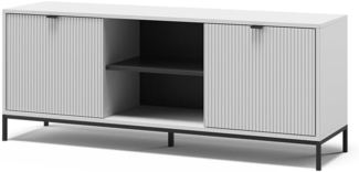 Vicco Lowboard Weiß 150x60 cm mit 2 Türen, Eliza