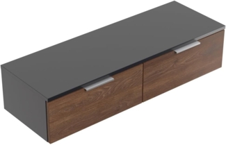 Hängekonsole Urban Slimline 2 Schubladen Softclose Redwood : Redwood