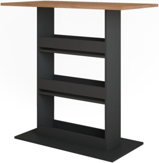 Bartisch Repose Goldkraft Eiche/Anthrazit 110 x 55 cm Vicco