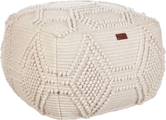 Pouf CHOIM Beige 60 cm 60 cm