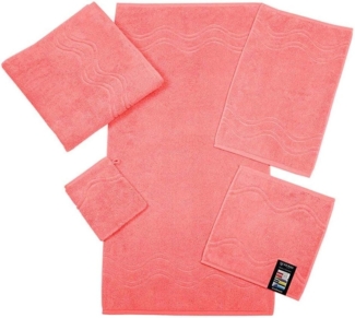 Ross Uni-Walk Handtücher Cashmere 9008 | Waschhandschuh 16x22 cm | flamingo