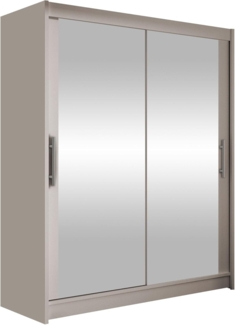 Kleiderschrank Westa XI, ohne Beleuchtung, Farbe: Cashmere / Spiegel