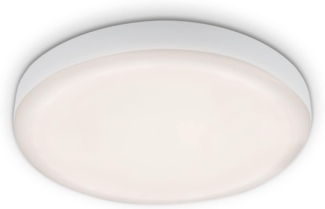 Di-Ka LED Einbauleuchte Plat rahmenlos weiß Ø 10 cm 6W, neutralweiß