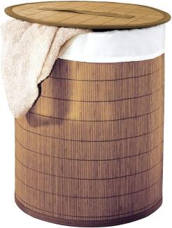 RIDDER 21005008 Wäschekorb, Wäschesammler, ca. 37x50 cm, Beach braun
