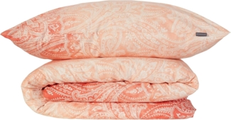 Schiesser Bettwäscheset Claire - Renforcé - 2-teilig - 135 x 200 cm - Apricot