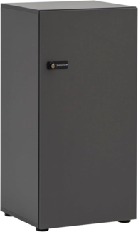 Schildmeyer Locked Spind Schrank Dial 159256 mit Zahlenschloss, Holzwerkstoff, anthrazit, 1 Tür