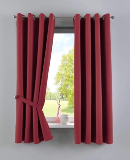 Gardinenbox Verdunkelungsvorhang, Ösen (2 St), verdunkelnd, Polyester, »NewYork« Thermo-Gardinen Blackout 201920600-2