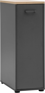 Schildmeyer Apothekerschrank Solea 702052, anthrazit, 32,6 x 60 x 95,8 cm