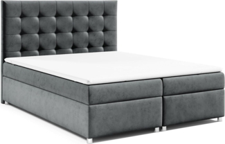 Best for Home Boxspringbett mit Bettkasten Trinity K-12 Bonellfederkern inkl. 7 cm Topper (140x200 160x200 180x200 200x200 cm), Handwerksqualität, TOP Preis-Leistungs-Verhältnis