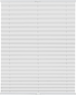 Lichtblick Sonnenschutzsysteme GmbH Plissee Laholm 80 cm x 210 cm (BxL) Weiß Tageslicht - Blickdicht; einfache Installation mit Klemmträgern; verspannt