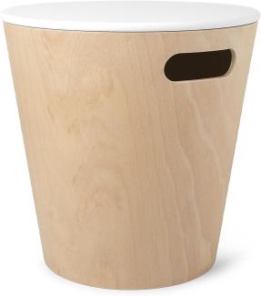 1009760-668 - WOODROW Hocker mit Verstaumöglichkeit, weiß/natur