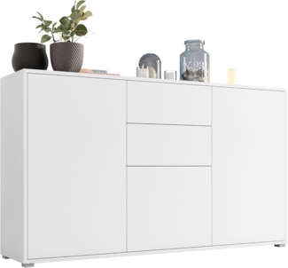 Mirjan24 'Gesita K1D4SZ' Kommode, Weiß, 93x141 cm