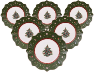 Villeroy & Boch Toy's Delight Frühstücksteller ø 24,5 cm grün 6er Set - DS
