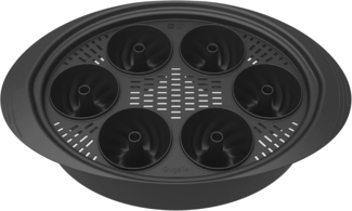 Wundermix Dampfgaraufsatz Gugelix® für Thermomix, Zubehör für TM6, TM5, TM31, Mini-Gugelhupfform für Varoma