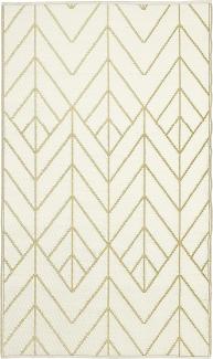 Fab Hab Outdoorteppich Sydney Gold&Cream aus recyceltem Plastik gold-creme wetterfest 150x240 cm