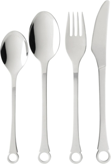Gense Pantry Cutlery Set Matte Stainless Steel 16 Pieces
