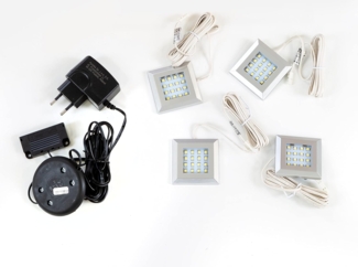 FORTE LED Beleuchtung, kaltweiß, Kunststoff, 1,9 x 1,6 x 1,3 cm