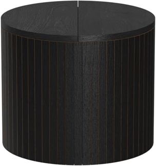 Vicco Couchtisch Eiche/Schwarz 38 x 38 cm, Tavilo