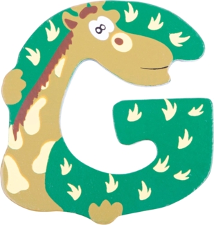 Legler 4656 Tier Buchstabe \"G\" für Namen Holz