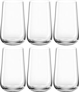 LEONARDO Longdrinkglas BRUNELLI, Glas, Kristallglas, 530 ml, 6-teilig