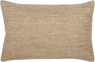 Urbanara Kissenhülle Dekokissen Tana I 90% Baumwolle & 10% Kokosfasern, (1 Stück), Kissenbezug mit schlichtem Design I mit Kokosfasern