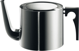 Stelton AJ Teekanne 1,25 L, Designer Teebehälter, Teepot, Teebereiter, AJ Cylinder Line, 04-2