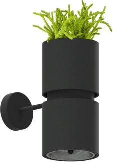 SOLLUX TH. 005CZ Wandleuchte KUKKIA schwarz Stahl, Aluminium 40W L: 12cm B: 20cm H: 24cm dimmbar