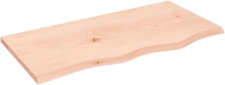 vidaXL Waschtischplatte 80x40x2 cm Massivholz Unbehandelt 3156020